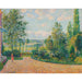Maalauksen jäljennös Le Jardin d'Octave Mirbeau, la Terrasse, Les Damps - Camille Pissarro