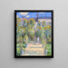 Maalauksen jäljennös Le Jardin de Monet à Vétheuil - Claude Monet