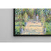 Maalauksen jäljennös Le Jardin de Monet à Vétheuil - Claude Monet