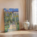 Maalauksen jäljennös Le Jardin de Monet à Vétheuil - Claude Monet