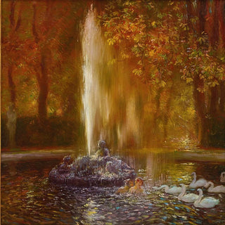 Le Jet d'eau de Versailles - Gaston La Touche