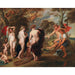 Maalauksen jäljennös Le Jugement de Paris - Suiveur de Peter Paul Rubens