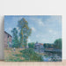 Maalauksen jäljennös Le Loing à Moret, en Été - Alfred Sisley