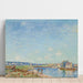 Maalauksen jäljennös Le Loing à Saint-Mammès (1884) - Alfred Sisley