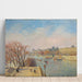 Maalauksen jäljennös Le Louvre, Aamu, auringonvalo - Camille Pissarro