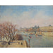 Maalauksen jäljennös Le Louvre, Aamu, auringonvalo - Camille Pissarro