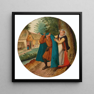 Le Manteau bleu - Pieter Brueghel le Jeune