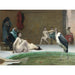 Maalauksen jäljennös Le Marabout dans le bain du Harem - Jean-Léon Gérôme