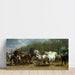 Maalauksen jäljennös Le Marché aux chevaux - Rosa Bonheur