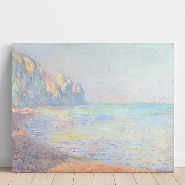 Maalauksen jäljennös Le Matin, Temps Brumeux, Pourville (Matin brumeux à Pourville) - Claude Monet