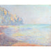 Maalauksen jäljennös Le Matin, Temps Brumeux, Pourville (Matin brumeux à Pourville) - Claude Monet