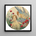 Le Message - Thomas Cooper Gotch — kehystetty taideteos seinällä