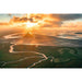 Mont Saint-Michel auringonlaskun aikaan | Luontokuvakehys sisustukseen