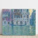 Maalauksen jäljennös Le Palais Dario - Claude Monet