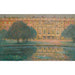 Maalauksen jäljennös Le Palais, kesäaamu (Hampton Court) - Henri Le Sidaner