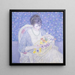 Le Panier de fleurs - Frederick Carl Frieseke — kehystetty taideteos seinällä