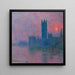 Maalauksen jäljennös Le Parlement, auringonlasku - Claude Monet