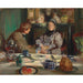Maalauksen jäljennös Le Peintre Sickert et sa Mère, Petit-déjeuner à Neuville - Jacques-Émile Blanche