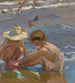 Le Pied Blessé - Joaquín Sorolla — näkymä teoksesta