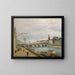 Maalauksen jäljennös Le Pont au Change, vu du quai de Gesvres - Jean-Baptiste-Camille Corot