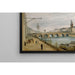 Maalauksen jäljennös Le Pont au Change, vu du quai de Gesvres - Jean-Baptiste-Camille Corot