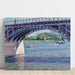 Maalauksen jäljennös Le Pont d'Argenteuil et la Seine - Gustave Caillebotte