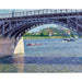 Maalauksen jäljennös Le Pont d'Argenteuil et la Seine - Gustave Caillebotte