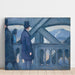 Maalauksen jäljennös Le Pont de l'Europe - Gustave Caillebotte