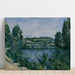 Maalauksen jäljennös Le Pont et le Barrage à Pontoise de Paul Cézanne