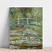 Maalauksen jäljennös Le Pont sur un étang de nymphéas - Claude Monet