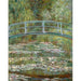 Maalauksen jäljennös Le Pont sur un étang de nymphéas - Claude Monet
