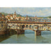 Maalauksen jäljennös Le Ponte Vecchio, Firenze - Antonietta Brandeis