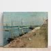 Le Port de Cherbourg de Berthe Morisot — teoksen seinäesittely
