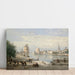 Maalauksen jäljennös Le Port de La Rochelle de Jean-Baptiste-Camille Corot