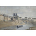 Maalauksen jäljennös Le Quai des Orfèvres et le Pont Saint-Michel - Jean-Baptiste-Camille Corot