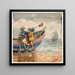 Le Retour à Tynemouth - Winslow Homer — kehystetty taideteos seinällä