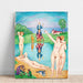 Maalauksen jäljennös Le Retour aux terrains de jeu de la jeunesse - Nils Dardel