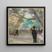 Le Rideau - Edgar Degas — kehystetty taideteos seinällä