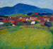 Le Village de Murnau - Alexej von Jawlensky — näkymä teoksesta