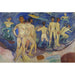Maalauksen jäljennös Le bain des jeunes hommes - Edvard Munch