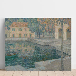Le bassin du refuge - Henri Le Sidaner | Reproduction Tableau Décoration murale affiche copie