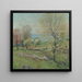 Le chêne en bourgeon - Willard Leroy Metcalf — kehystetty taideteos seinällä