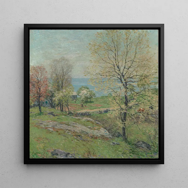 Le chêne en bourgeon - Willard Leroy Metcalf