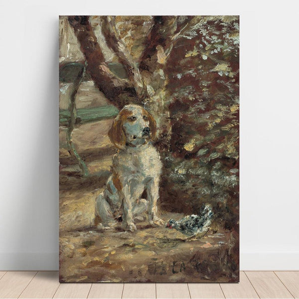 Maalauksen jäljennös Le chien de l'artiste Flèche - Henri de Toulouse-Lautrec