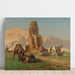 Maalauksen jäljennös Le colosse de Memnon - Jean-Léon Gérôme