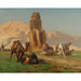 Maalauksen jäljennös Le colosse de Memnon - Jean-Léon Gérôme