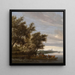 Le ferry - Salomon van Ruysdael — kehystetty taideteos seinällä