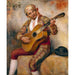 Maalauksen jäljennös Le guitariste espagnol - Pierre-Auguste Renoir