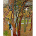 Maalauksen jäljennös Le jardin de l'hôpital Saint-Paul (La chute des feuilles) - Vincent van Gogh