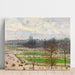Maalauksen jäljennös Le jardin des Tuileries un après-midi d'hiver - Camille Pissarro